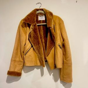 Faux fur jacket